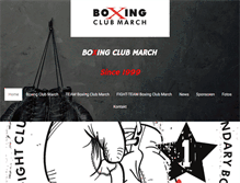 Tablet Screenshot of boxing-club.ch